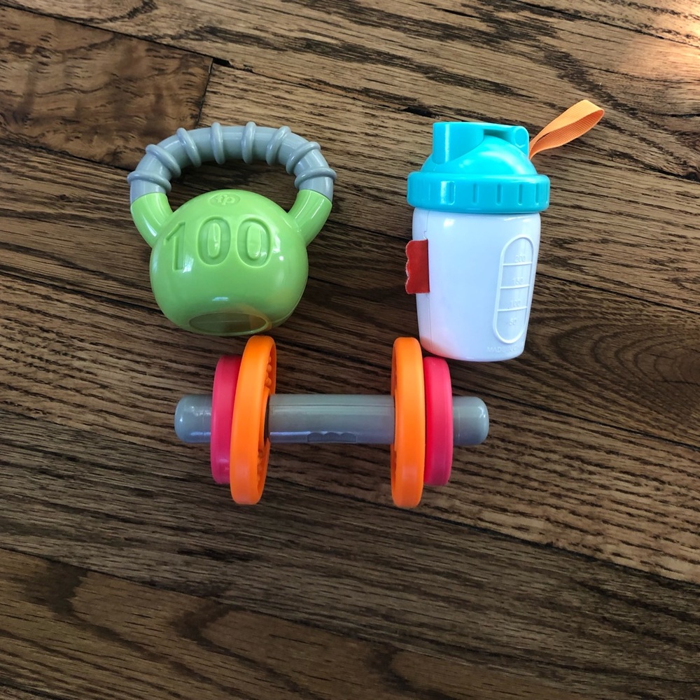 Fisher Price baby workout exercise set